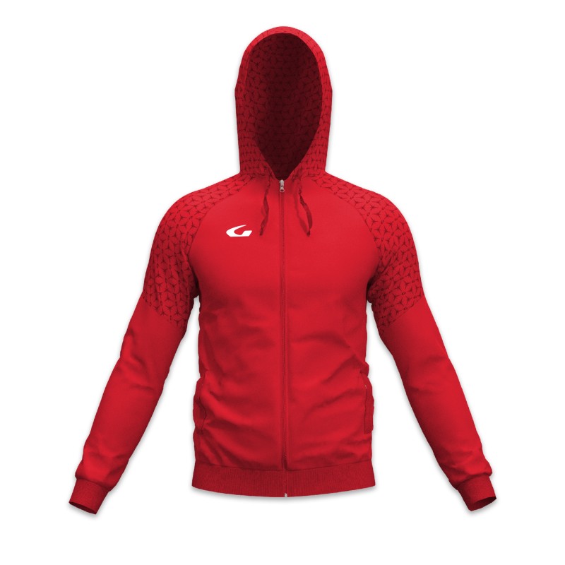 GEMS FELPA RIVER - ROSSO/BIANCO