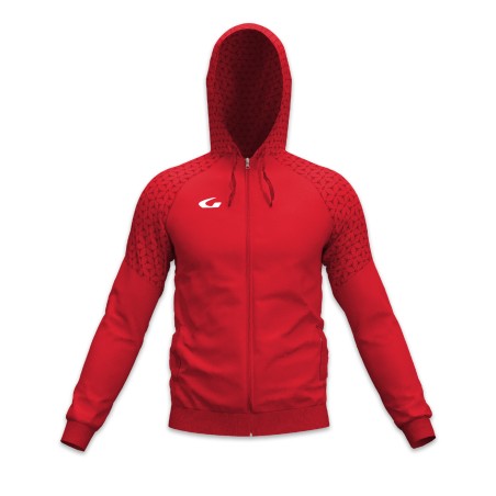 GEMS FELPA RIVER - ROSSO/BIANCO