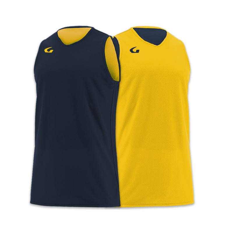 GEMS CANOTTA BASKET DOUBLE - BLU/GIALLO