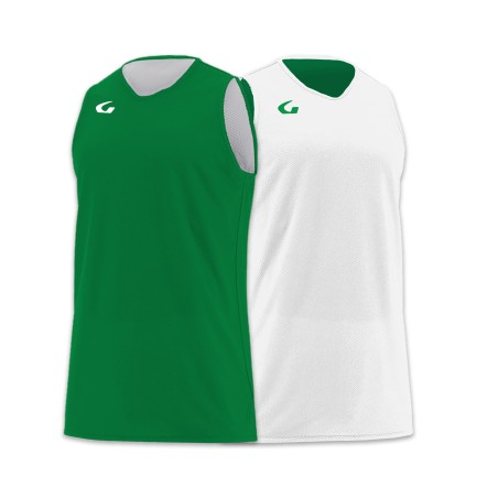 GEMS CANOTTA BASKET DOUBLE - VERDE/BIANCO