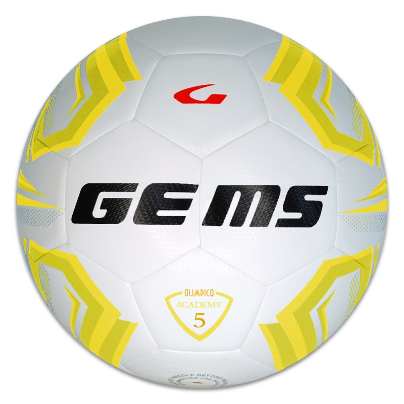 GEMS PALLONE OLIMPICO ACADEMY - BIANCO/GIALLO