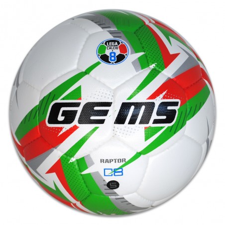 GEMS PALLONE RAPTOR C8 - VERDE/ROSSO