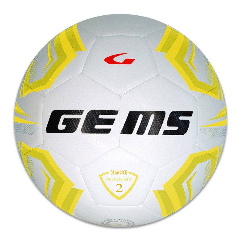 GEMS PALLONE MINI OLIMPICO ACADEMY - BIANCO/GIALLO